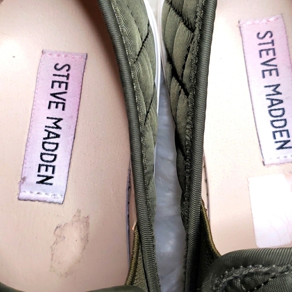 Steve Madden Ecntrcqt Sneaker 7.5 olive green - Picture 6 of 12